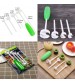 4Pcs Pack Vege Drill Vegetable Spiral Cutter Spiralizer Digging Device Corer Device For Stuffed Vegetables Kitchen Accessories